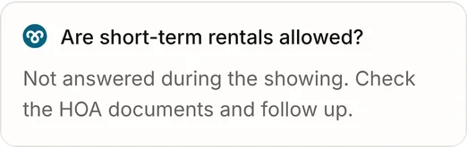 Still open: Are short-term rentals allowed?
